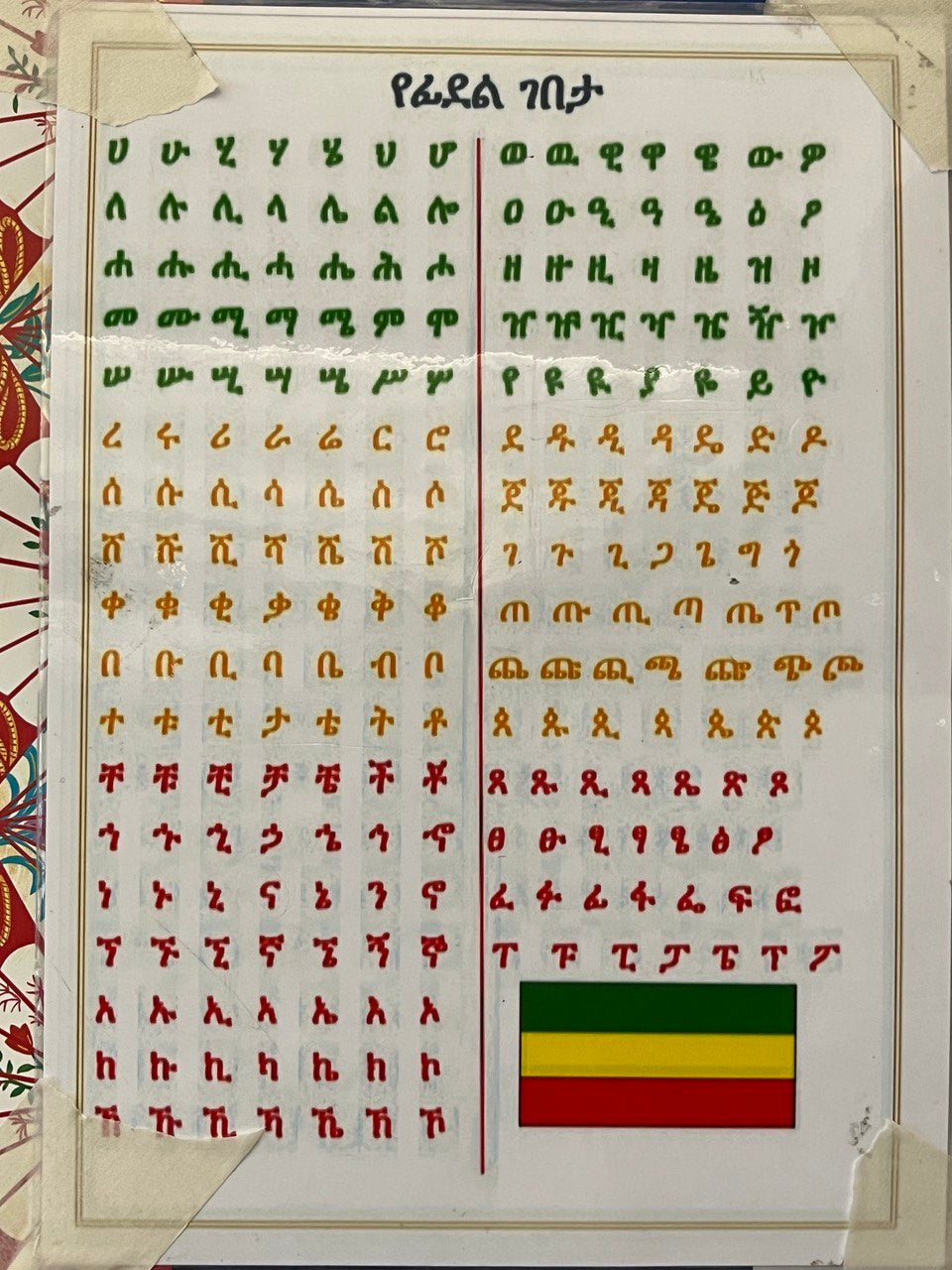 Amharic And Cultural Adaptation Class